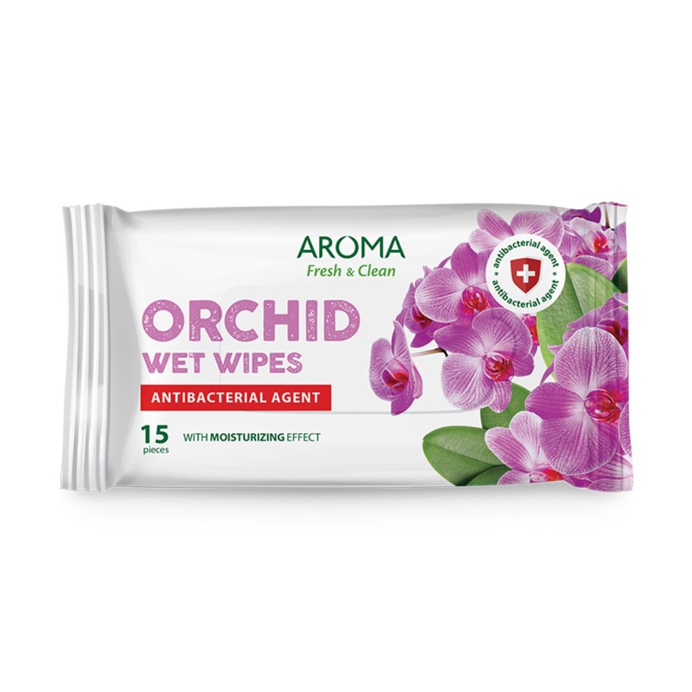 AROMA FRESH & CLEAN, Wet wipes/ 4pack